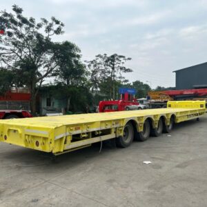 Sơ Mi Rơ Mooc 4 Trục TIANRUI Chở Hàng Siêu Trường, Siêu Trọng