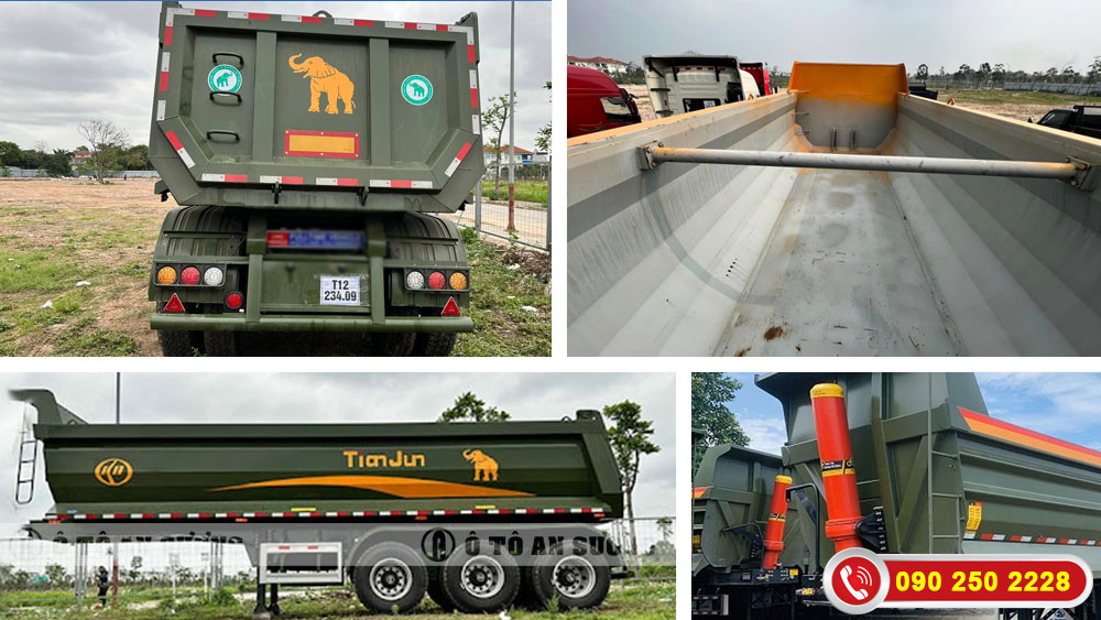 Cận cạnh mooc ben Tianjun con voi tự đổ